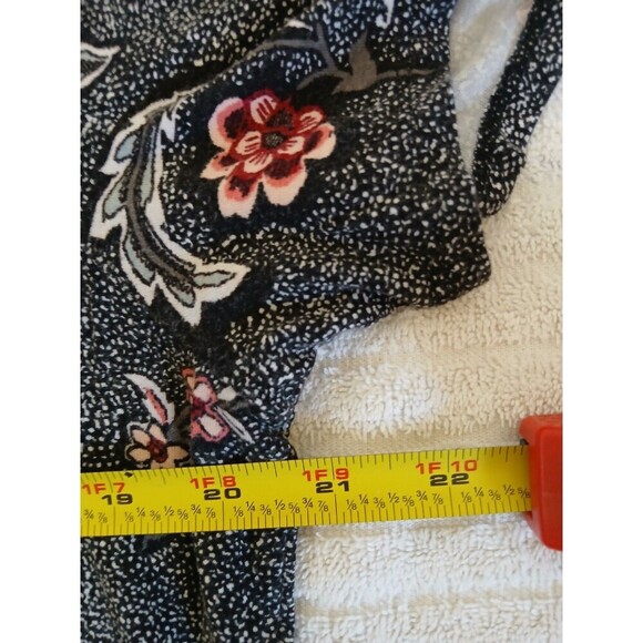 Torrid Women's Floral Short Sleeve Button Up Babydoll Tunic Top Plus Size 2 2X - Picture 10 of 13